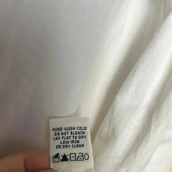 MAX STUDIO dress,women med , 100 cotton,lined,embroidered,Eyelets,prairie, - Picture 14 of 16